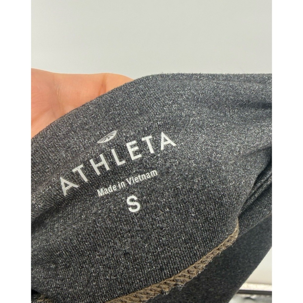 Athleta Kick Booty Crop Capri Leggings Women's Small Heather Gray - Picture 6 of 11